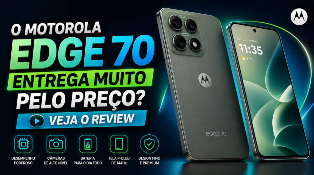 O Motorola Edge 70 Entrega Muito Pelo Preço Veja o Review
