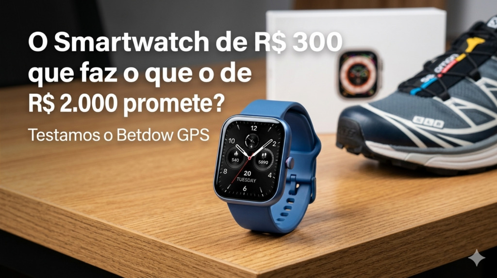 O Smartwatch de R$ 300 que faz o que o de R$ 2.000 promete Testamos o Bettdow GPS.